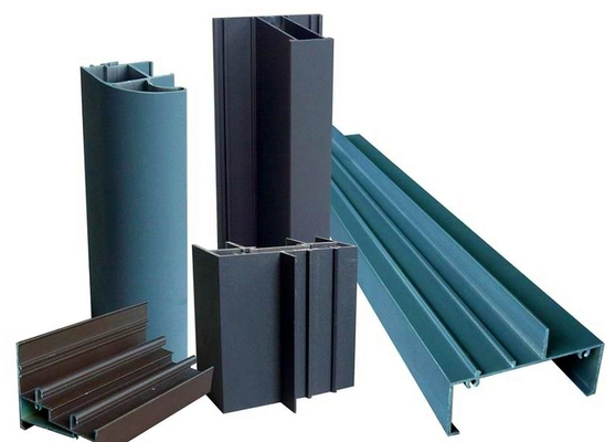 L'extrusion en aluminium formée par E grise profile la résistance aux intempéries élevée pour la décoration intérieure
