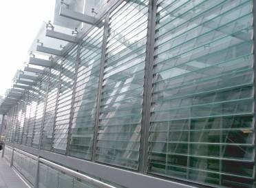 Poudre en verre extérieure blanche de fenêtre de volet enduisant 1,4 millimètres d'épaisseur pour la ventilation