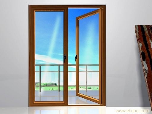 0,8 millimètres de patio d'oscillation de double d'ouverture de portes de grain sécurité en bois intérieure de biens
