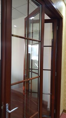 Intérieur Bifold en verre en aluminium insonorisé de balcon de portes vitré par double